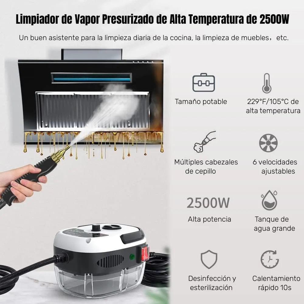 Maquina De Limpieza A Vapor 2500w